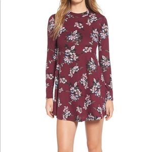 Nordstrom Lush mock neck dress